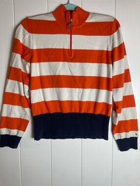 90's / Y2K Vintage Tommy Hilfiger Quarter Zip Sweater, Size XL